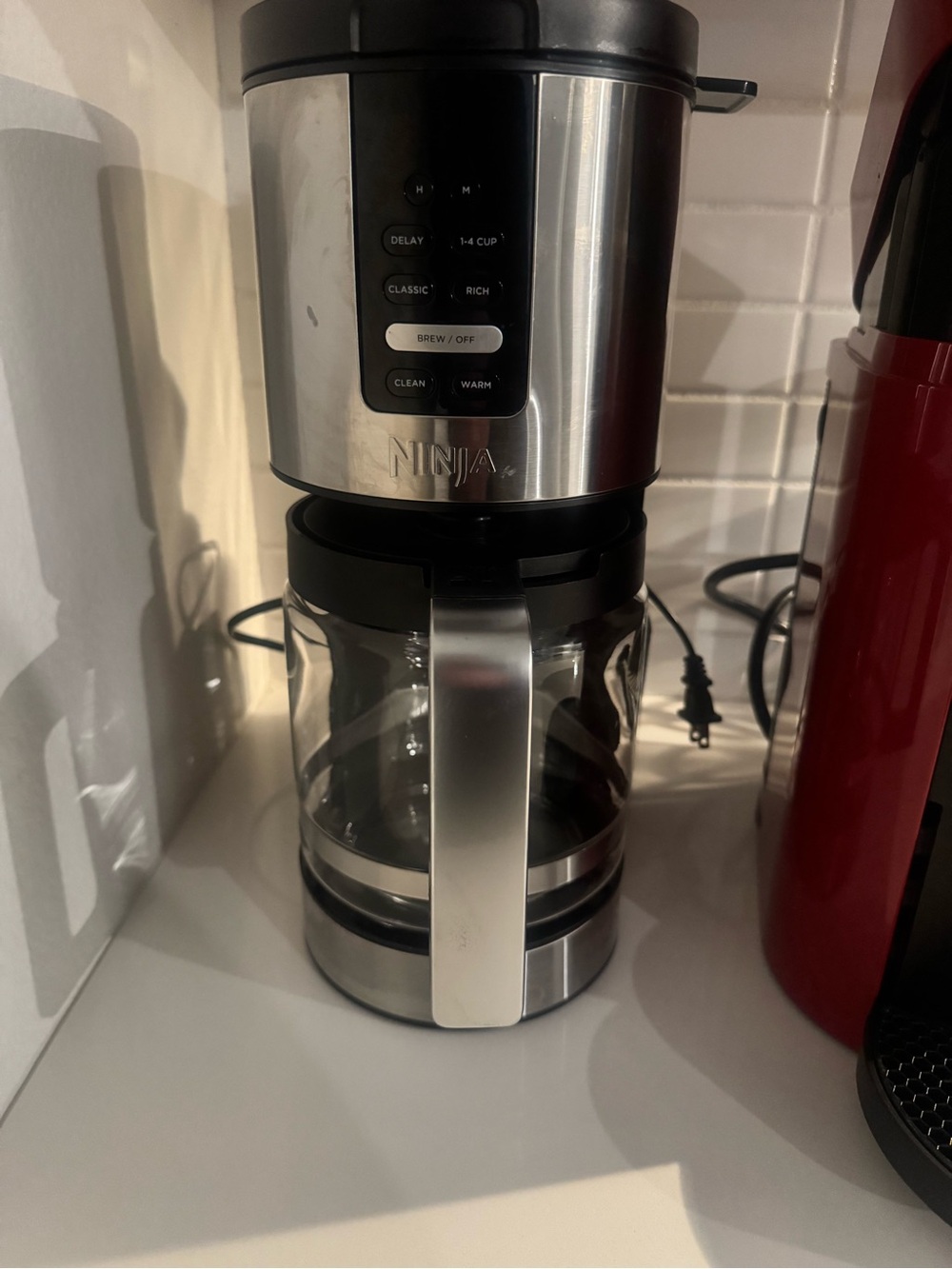 Ninja Stainless Steel Coffee Maker - Silver/Black